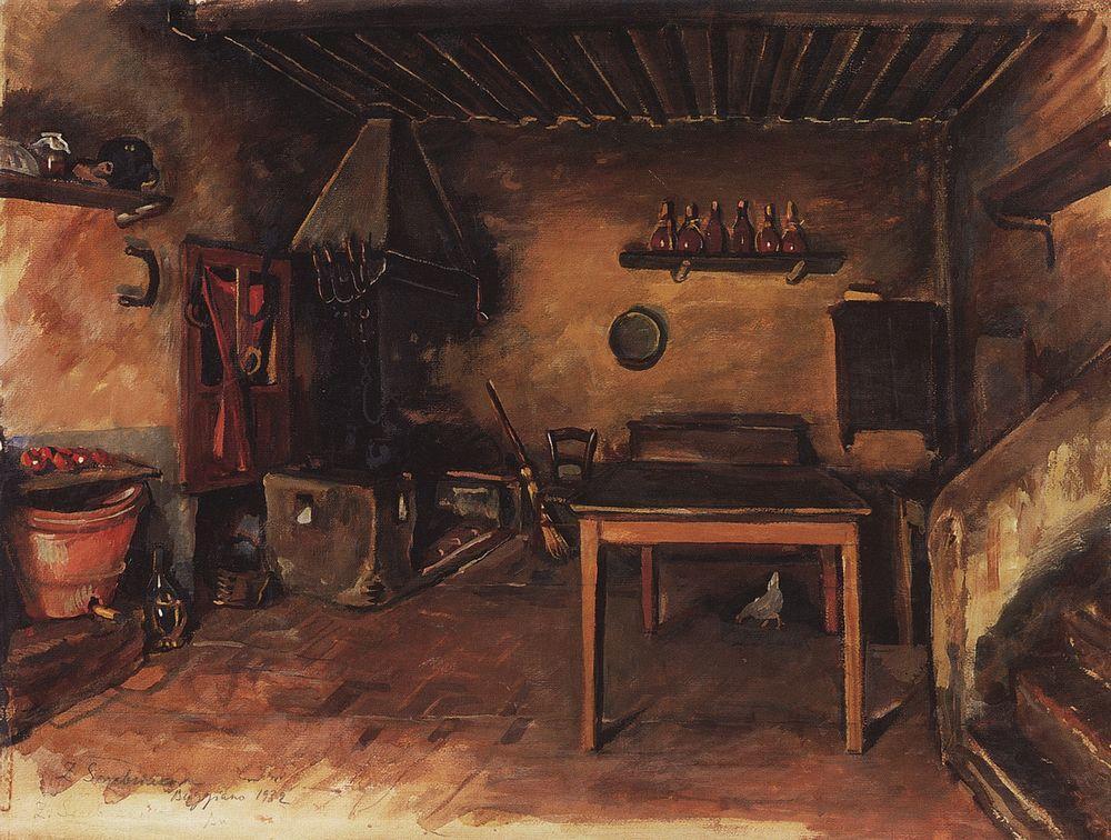 Country kitchen around Budzhiano