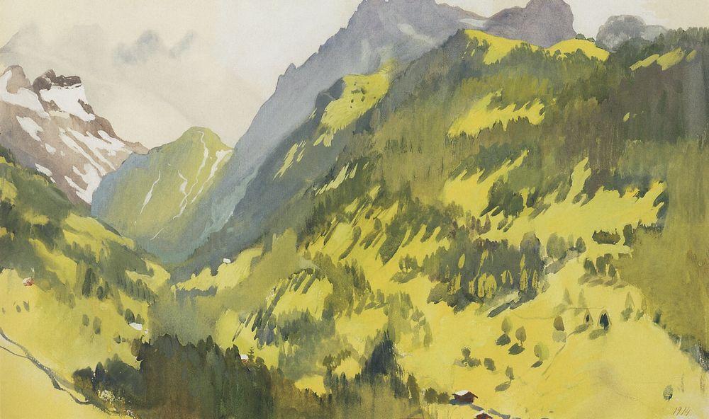 In the mountains. Switzerland