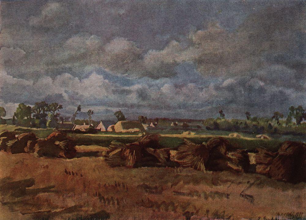 Mown field