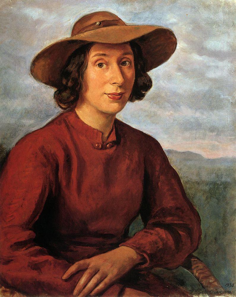 Portrait of A.A.Cherkesovoy-Benoit