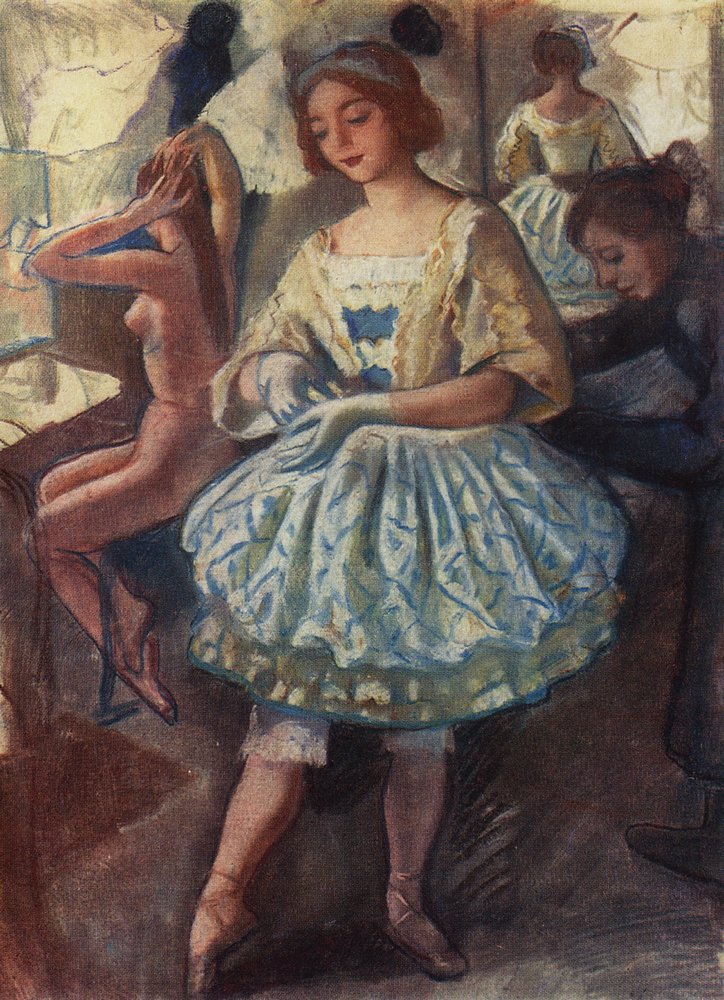 Portrait of a ballerina E.A. Svekis