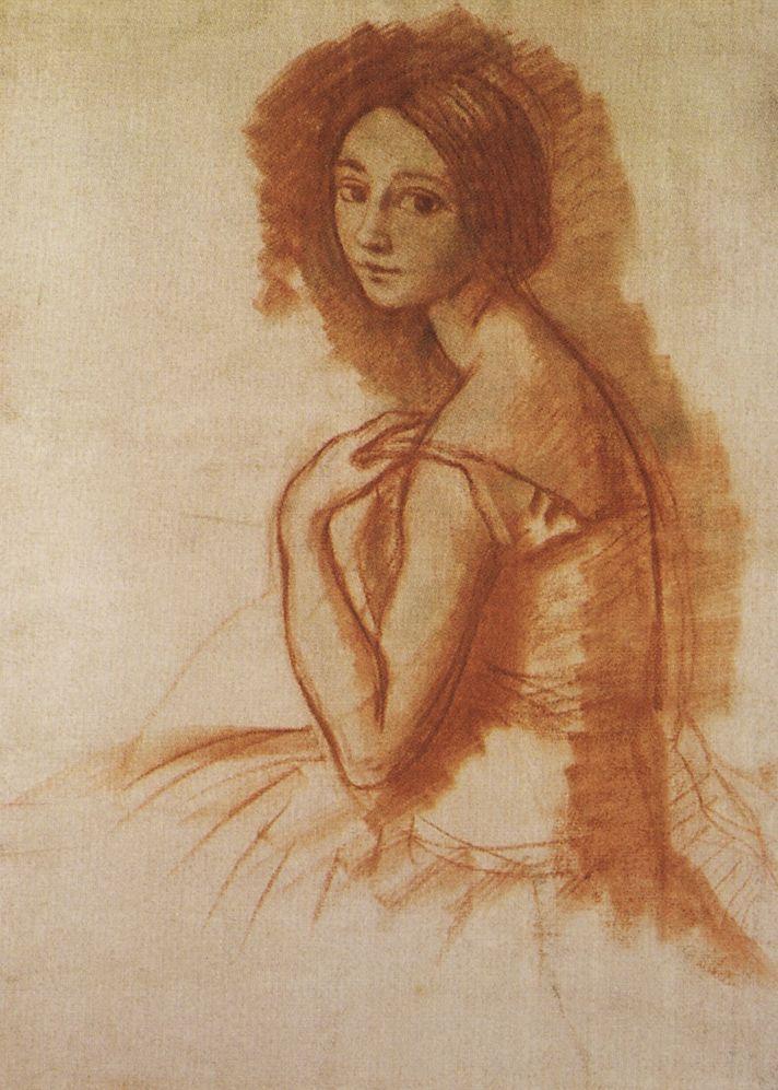 Portrait of a ballerina L.A. Ivanova