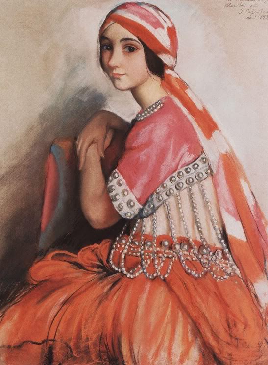 Portrait of a ballerina L.A. Ivanova