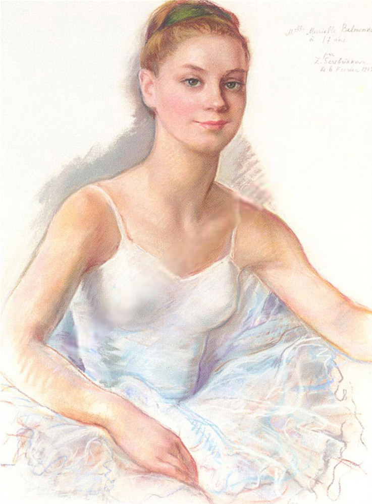 Portrait of a ballerina Muriel Belmondo