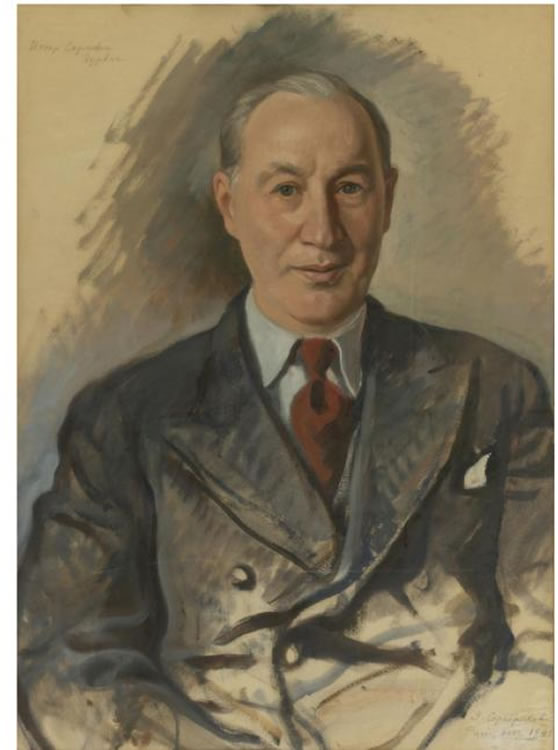 Portrait of a Jewish philanthropist Igor S. Hurwitz