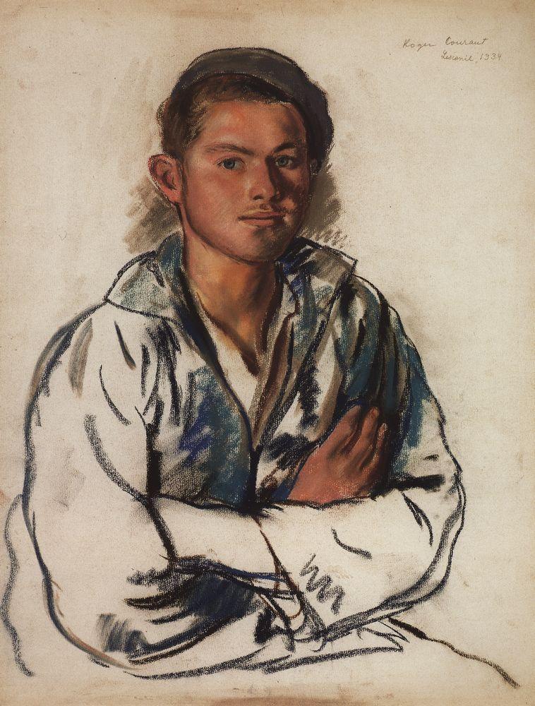 Portrait of a young fisherman