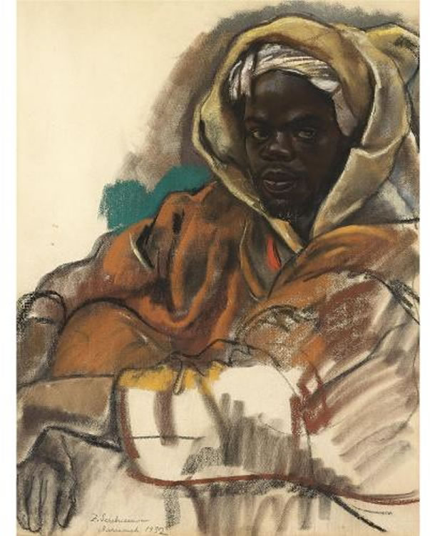 Portrait of a young man, Marrakech