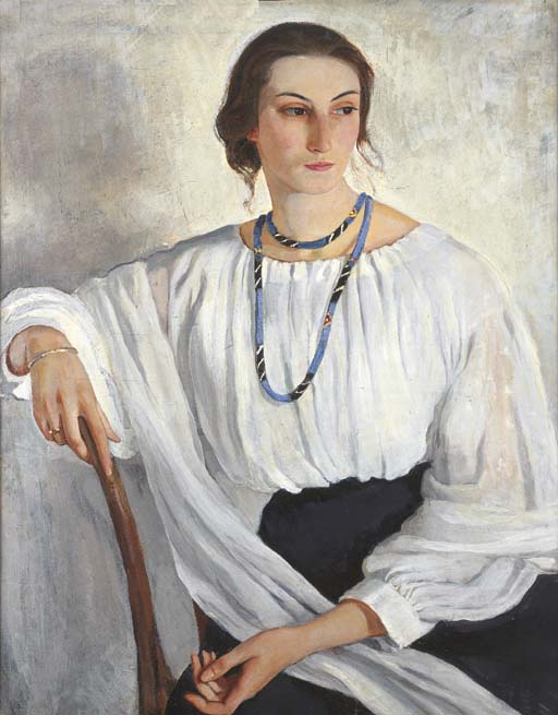 Portrait of E.E. Zelenkova nee Lancere