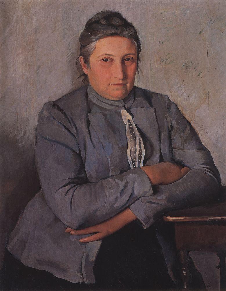 Portrait of N. Lanceray. Mom