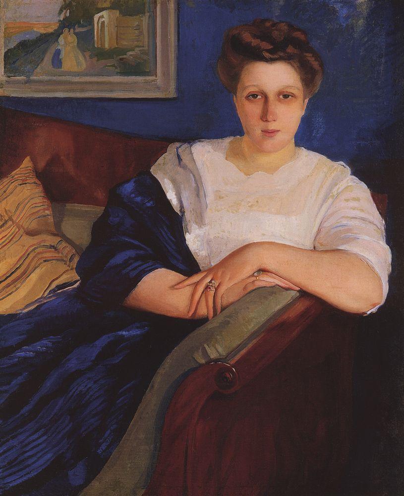 Portrait of the composer's daughter, EF Napravnik